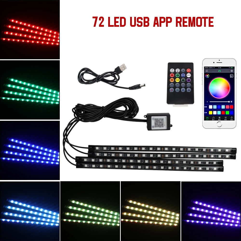 ApexDrive RGB Interior Ambient LED Lights