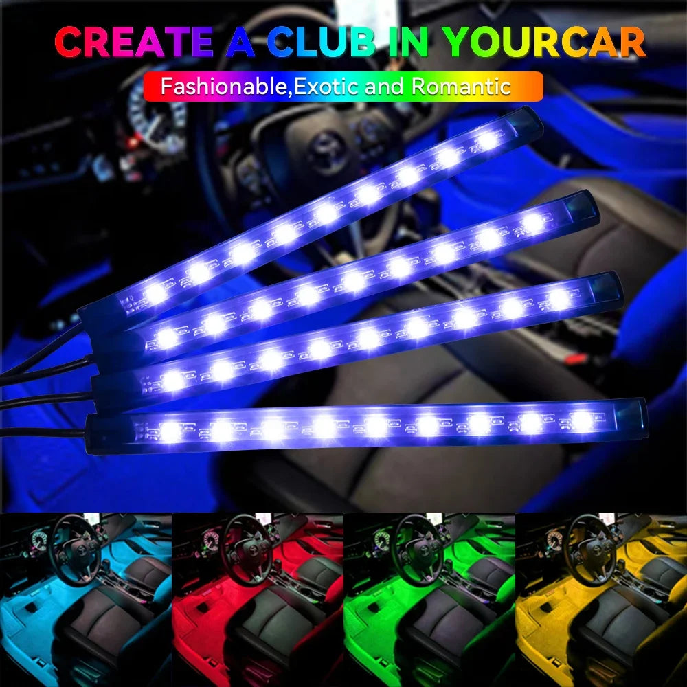 ApexDrive RGB Interior Ambient LED Lights