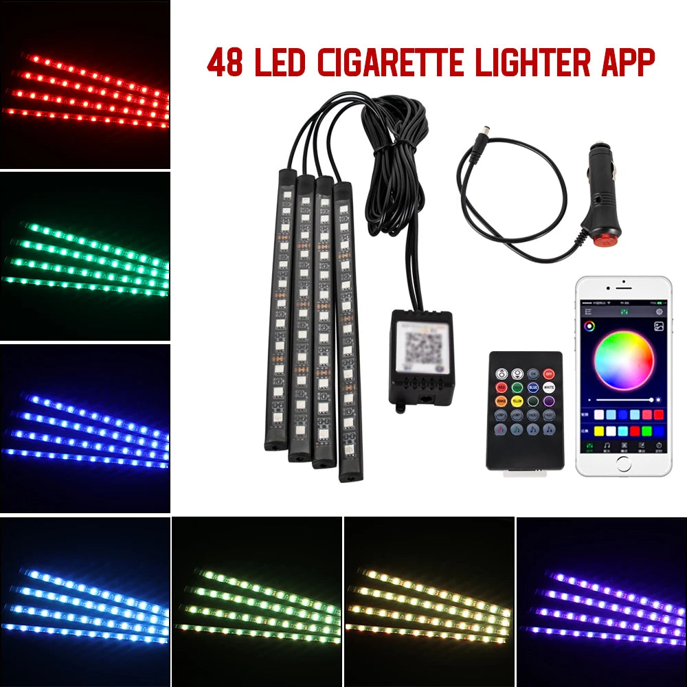 ApexDrive RGB Interior Ambient LED Lights