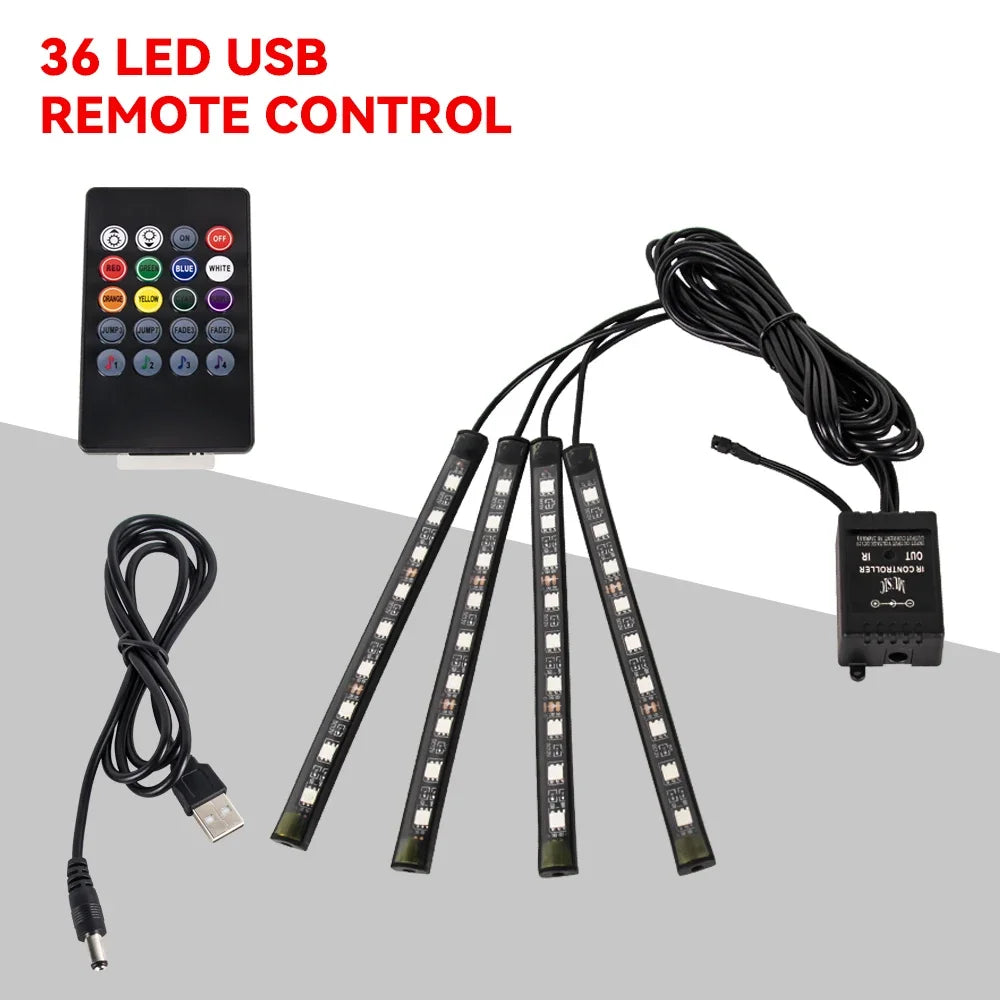 ApexDrive RGB Interior Ambient LED Lights