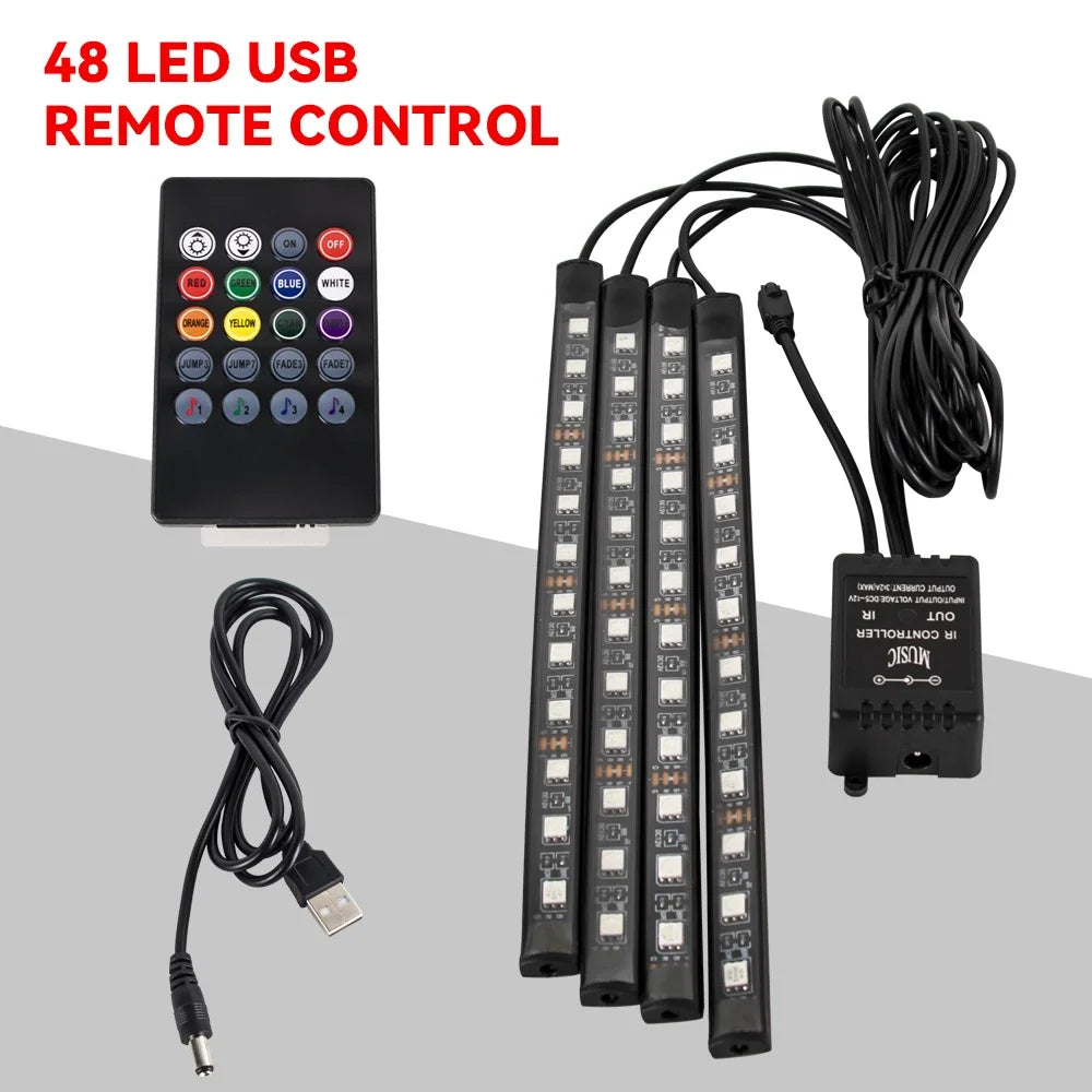 ApexDrive RGB Interior Ambient LED Lights