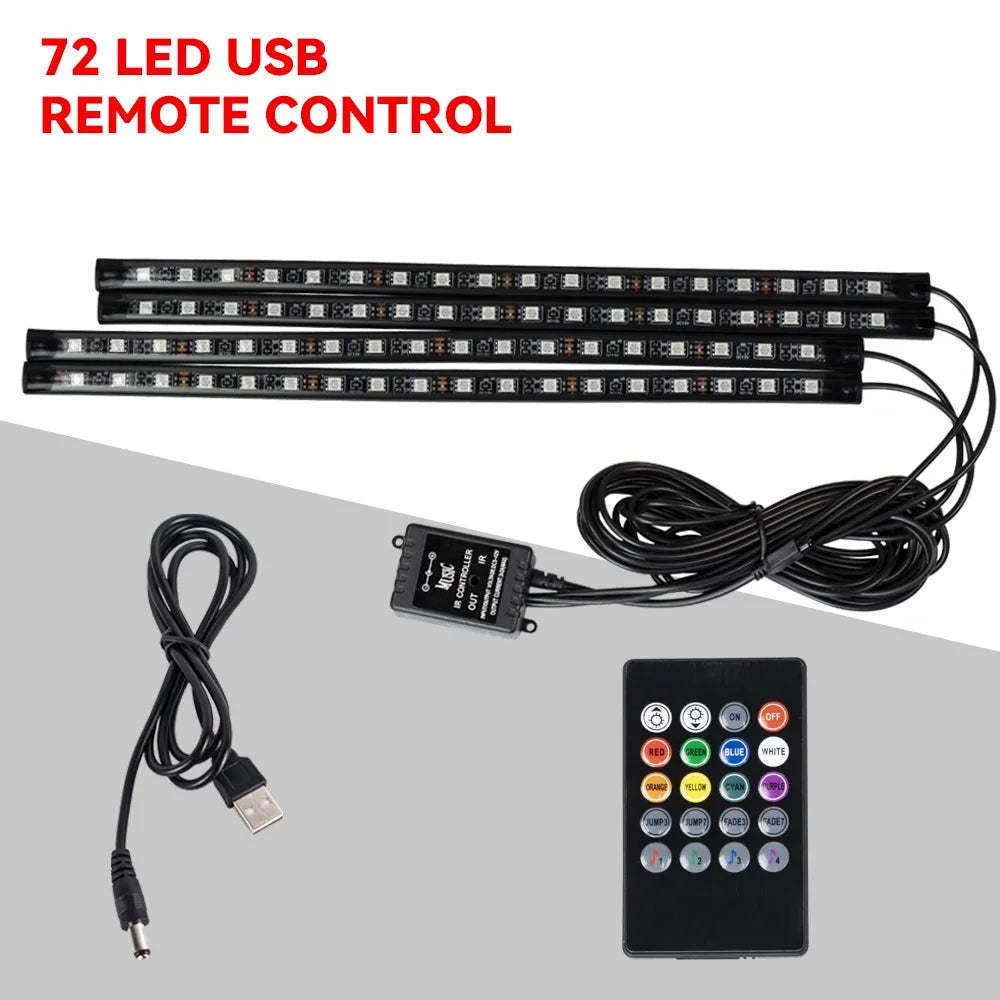 ApexDrive RGB Interior Ambient LED Lights