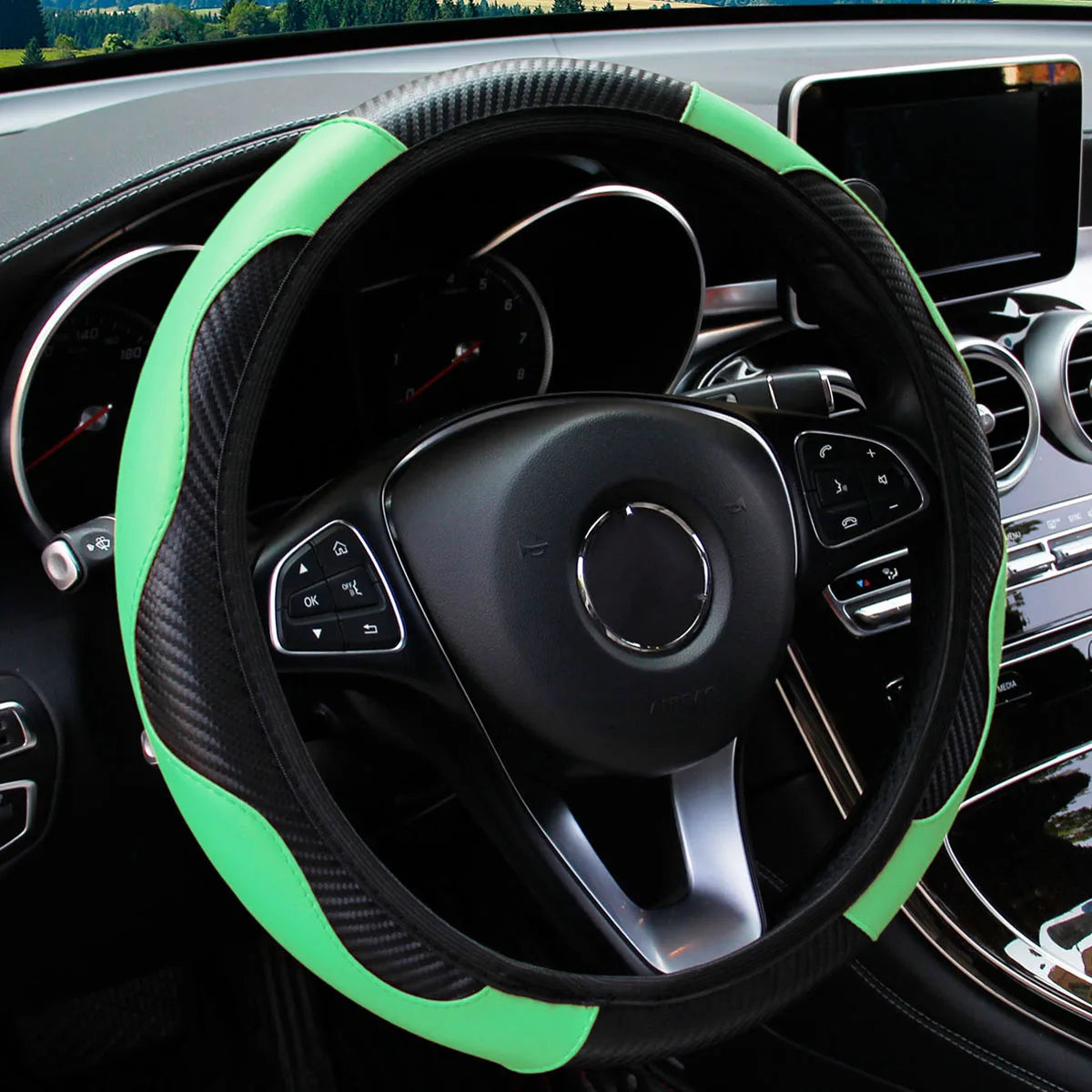 ApexDrive Carbon Fiber Steering Wheel Cover