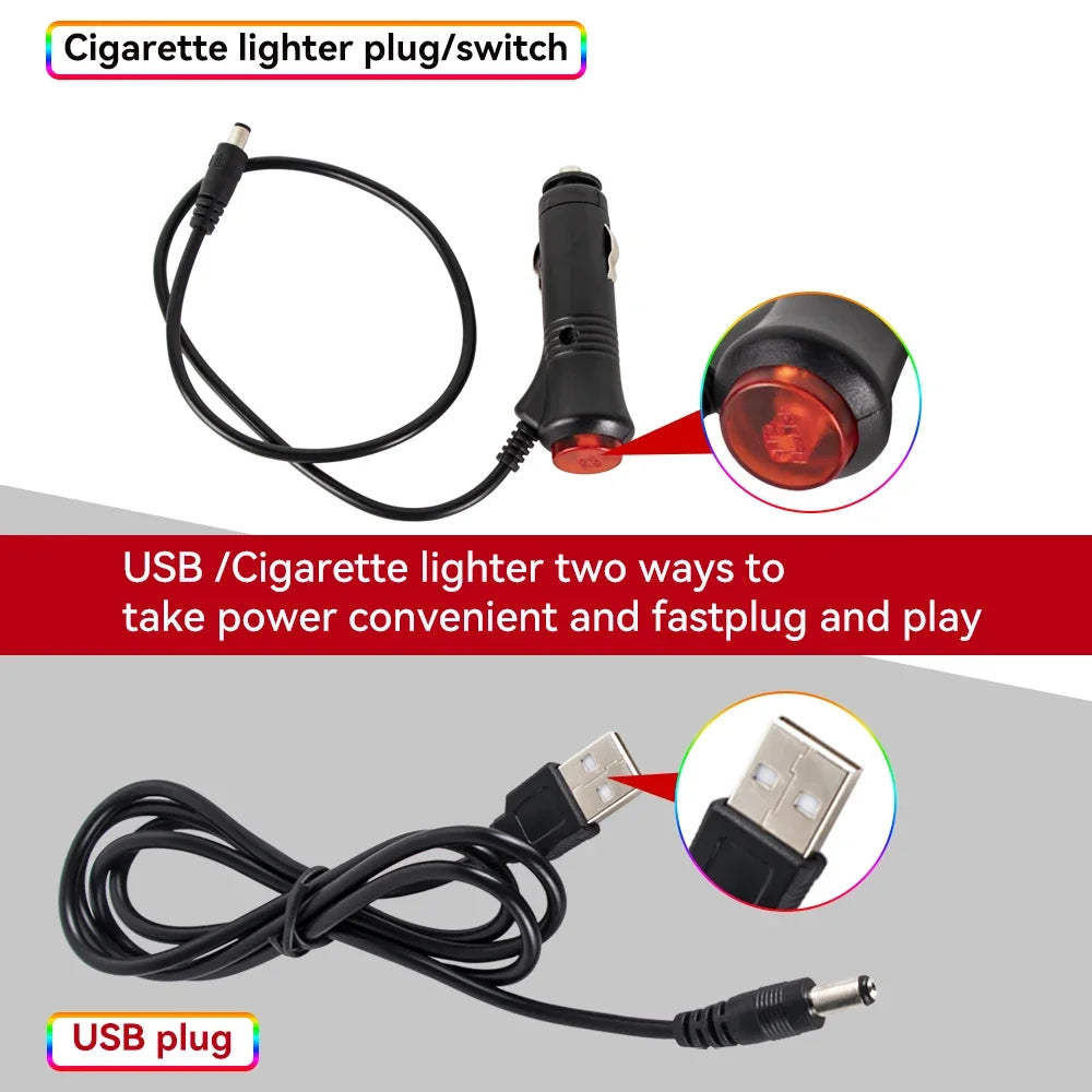 ApexDrive RGB Interior Ambient LED Lights